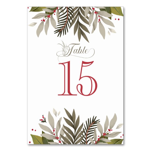 Tischnummern der Empfängnis von Mischtbotanischen  (Vorderseite)