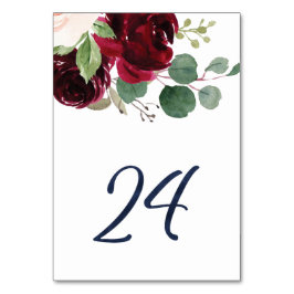 Tischnummern für KJ #24