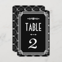 Tischnummern zum Hochzeitsfeiern