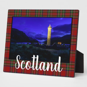 Tischplatte mit Glenfinnan-Denkmal Schottlands Fotoplatte