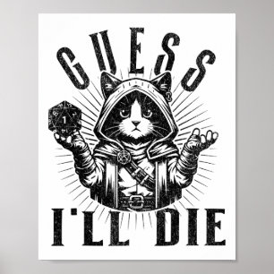 Tischplatten-Rpg-Gaming-Rolle-Playing-Shirt Ich we Poster