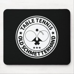 Tischtennis, alter Schmetterling, Design für Tisch Mousepad