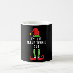 Tischtennis Elf Weihnachtsmatte Familiengeschenk Kaffeetasse