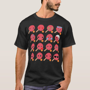 Tischtennis-Emoji T-Shirt