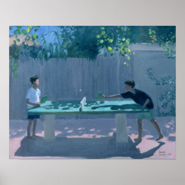 Tischtennis Frankreich 1996 Poster (Vorne)