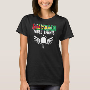 Tischtennis Guyana Unterstützung Guyanesischer T-Shirt