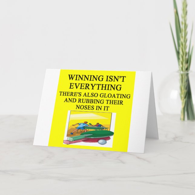 Tischtennis Karte (Vorderseite)