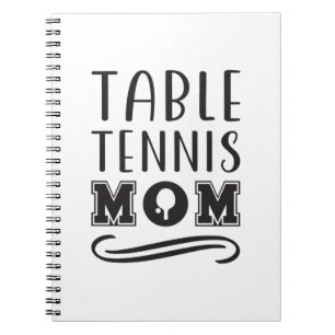 Tischtennis Mama 2 Notizblock