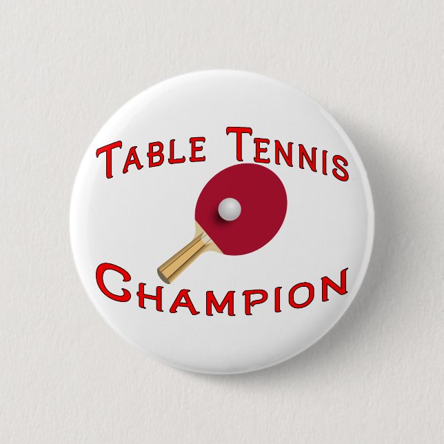 Tischtennis-Meister Button (Vorderseite)
