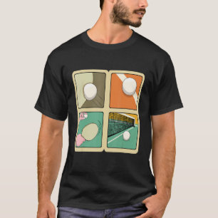 Tischtennis-Meister Ping-Pong-Spiel Whiff Whaff T-Shirt