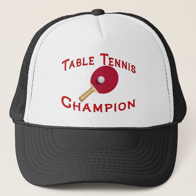 Tischtennis-Meister Truckerkappe (Vorderseite)