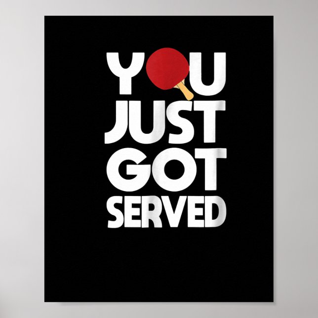 Tischtennis Men Butterfly Pong Poster (Vorne)