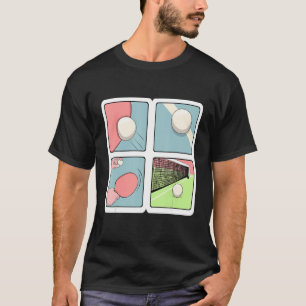 Tischtennis Paddle Champion Whiff Whaff Pong Pong T-Shirt