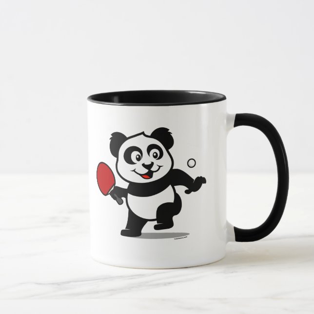 Tischtennis Panda Tasse (Rechts)