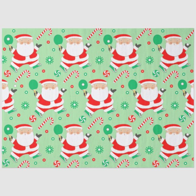 Tischtennis Ping-Pong-Holiday-Geschenk Seidenpapier (Vorderseite)
