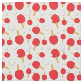 Tischtennis Ping Pong Paddles Weißes rotes Muster Stoff