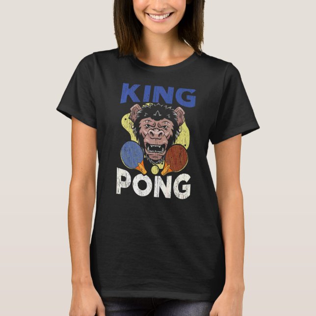 Tischtennis Ping Pong Player Racket Science 1 T-Shirt (Vorderseite)