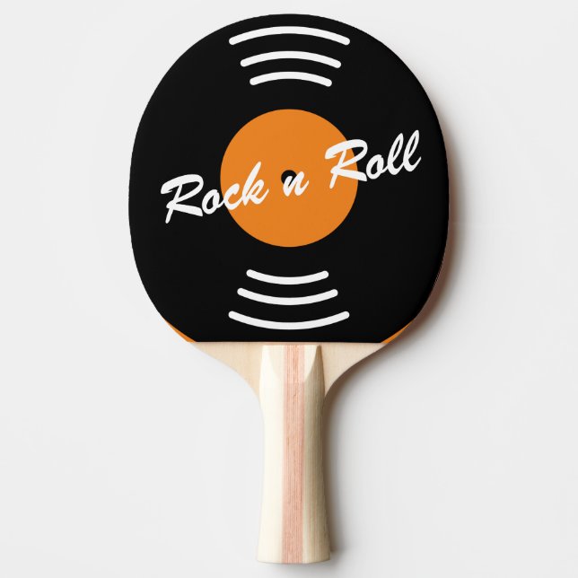 Tischtennis-Pingpongpaddel für Musik und Vinyl Tischtennis Schläger (Vorderseite)
