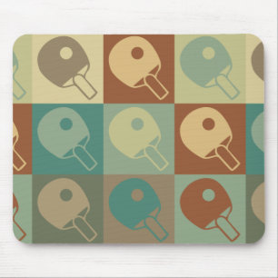 Tischtennis-Pop-Kunst Mousepad