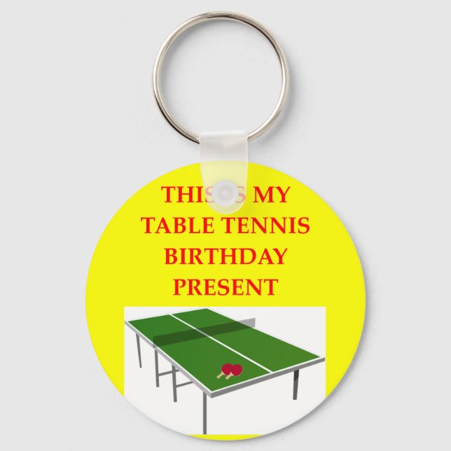 Tischtennis Schlüsselanhänger (Vorderseite)