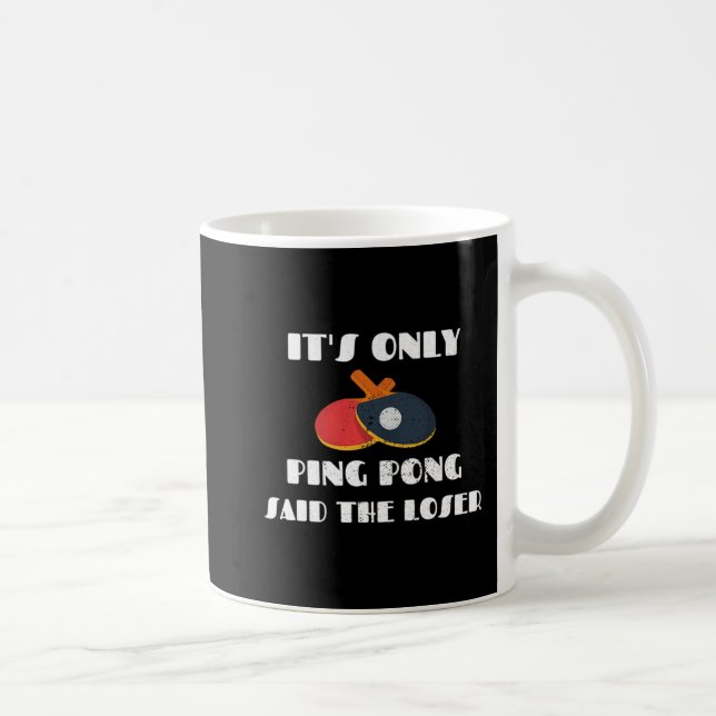 Tischtennis-Team Es ist nur Ping Pong sagte der Lo Kaffeetasse (Rechts)