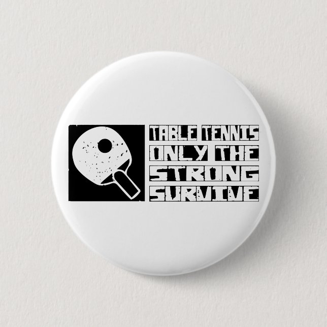 Tischtennis überleben button (Vorderseite)