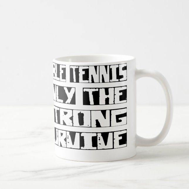 Tischtennis überleben kaffeetasse (Rechts)