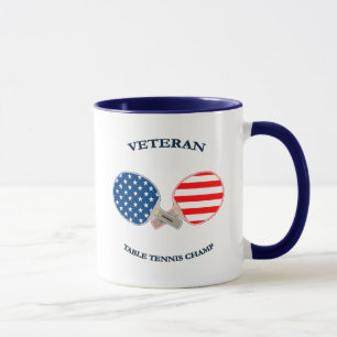 Tischtennis-Veteran Tasse
