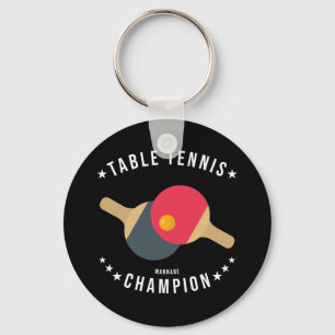 Tischtennis (Wannabe) Champion Funny Schlüsselanhänger