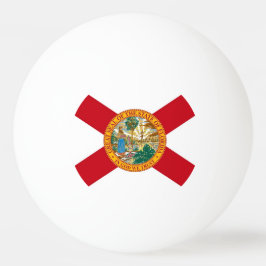 Tischtennisball mit Flagge von Florida