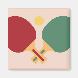 Tischtennispong mit Live-Longpaddel Magnet