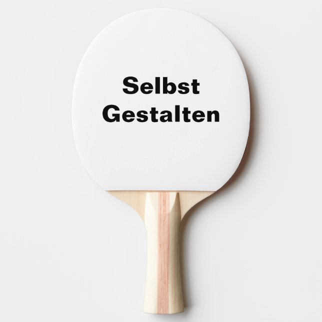 Tischtennisschläger Selbst Gestalten - Tischtennis Schläger (Vorderseite)