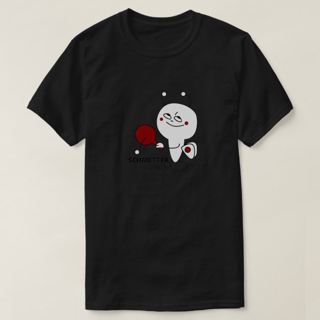 Tischtennisschmetterling T-Shirt (Design vorne)