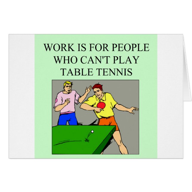 Tischtennisspieler (Vorderseite (Horizontal))