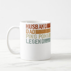 Tischtennisspieler Ehemann Vater Ping Pong P Kaffeetasse