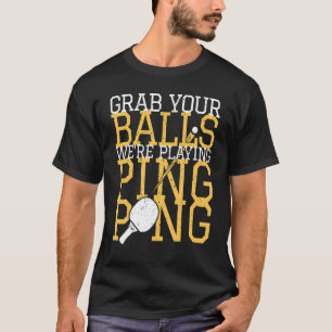 Tischtennisspieler packen Ihre Bälle, die wir spie T-Shirt