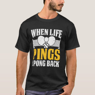 Tischtennisspieler Tischtennis Ping-Pong T-Shirt