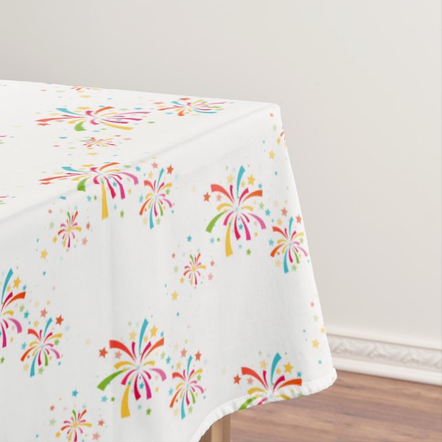 Tischtuch 4. Juli Feuerwerk Tischdecke (Beispiel)