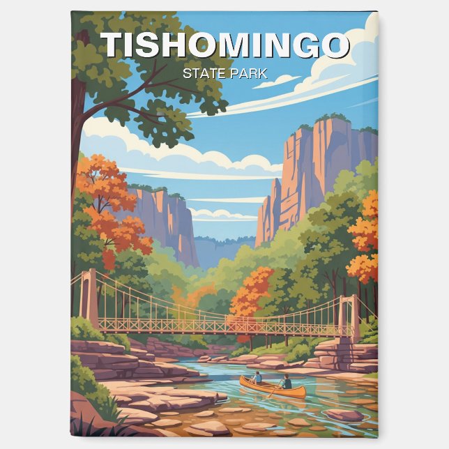 Tishomingo Staat Park Mississippi Travel Magnet (Vorderseite)
