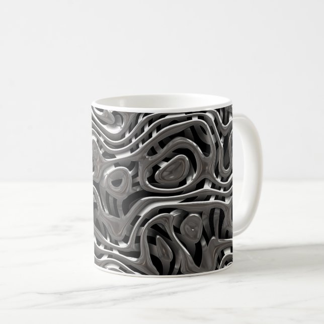 Tissage métallique 4 Mug (Devant droit)