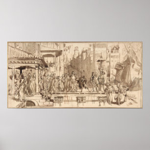 Tissot - Der Aufbruch des verlorenen Sohnes Poster