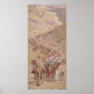 Tissot - Die Karawane von Abraham Poster