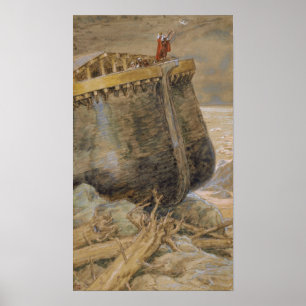 Tissot - Die Taube kehrt zu Noah zurück 1896 Poster