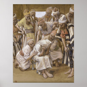 Tissot - Jakob betrauert seinen Sohn Joseph Poster