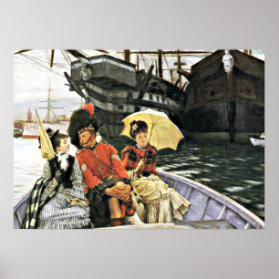 Tissot: Portsmouth Dockyard Kunstwerke Poster