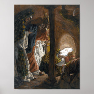 Tissots "die Verehrung von den Weisen" Plakat