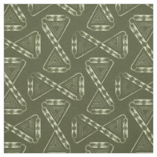 Tissu 1880 Était Il Y A Longtemps, Olive Green