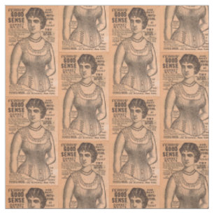 Tissu 1880s Ferris Common Sense Corsets et impression