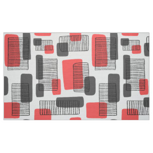 Tissu 251215 - Rose et gris tropicaux