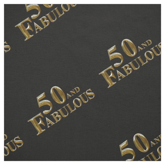 Tissu 50 ans et fabuleux  (Échantillon)